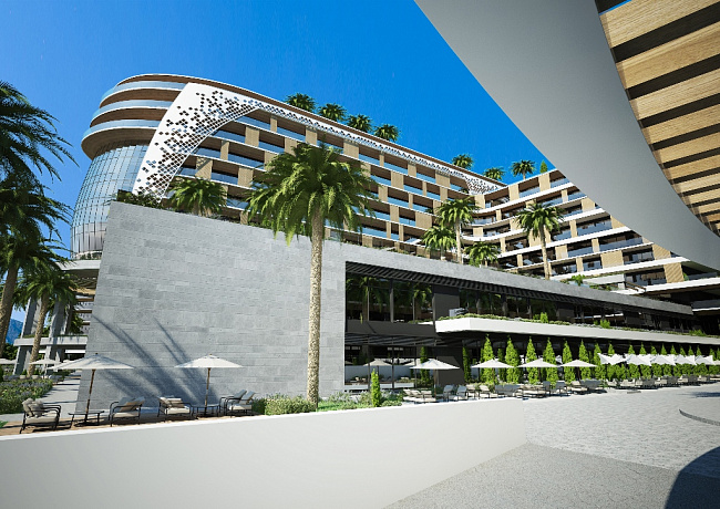 Апартаменты в новом 5* гостиничном комплексе в Баре